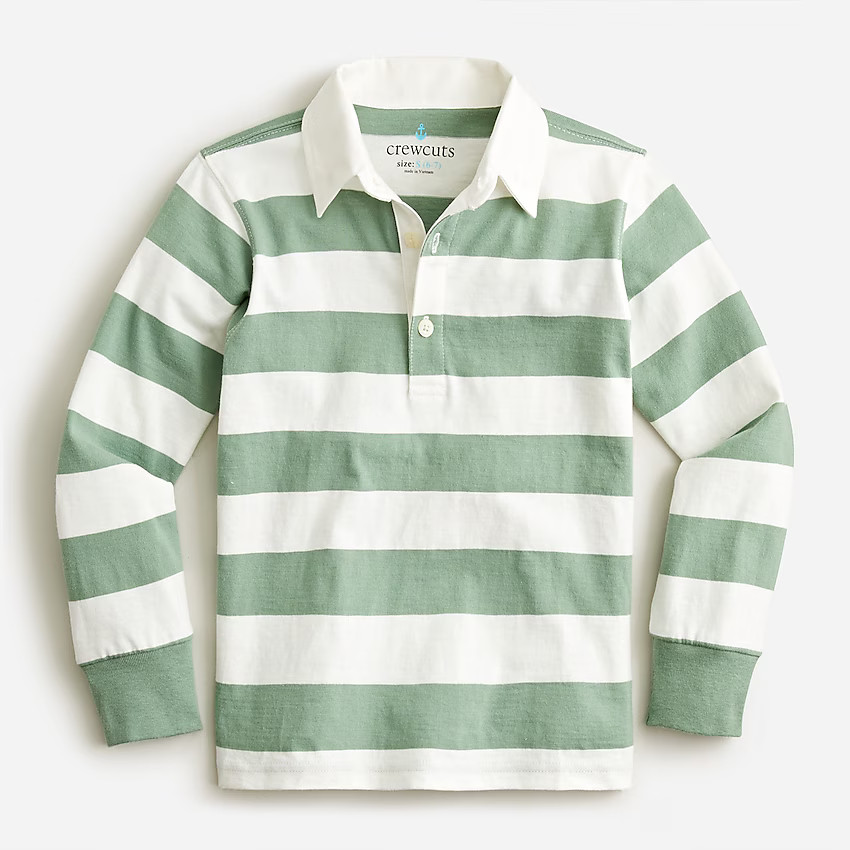 Kids' long-sleeve rugby shirt | J. Crew US
