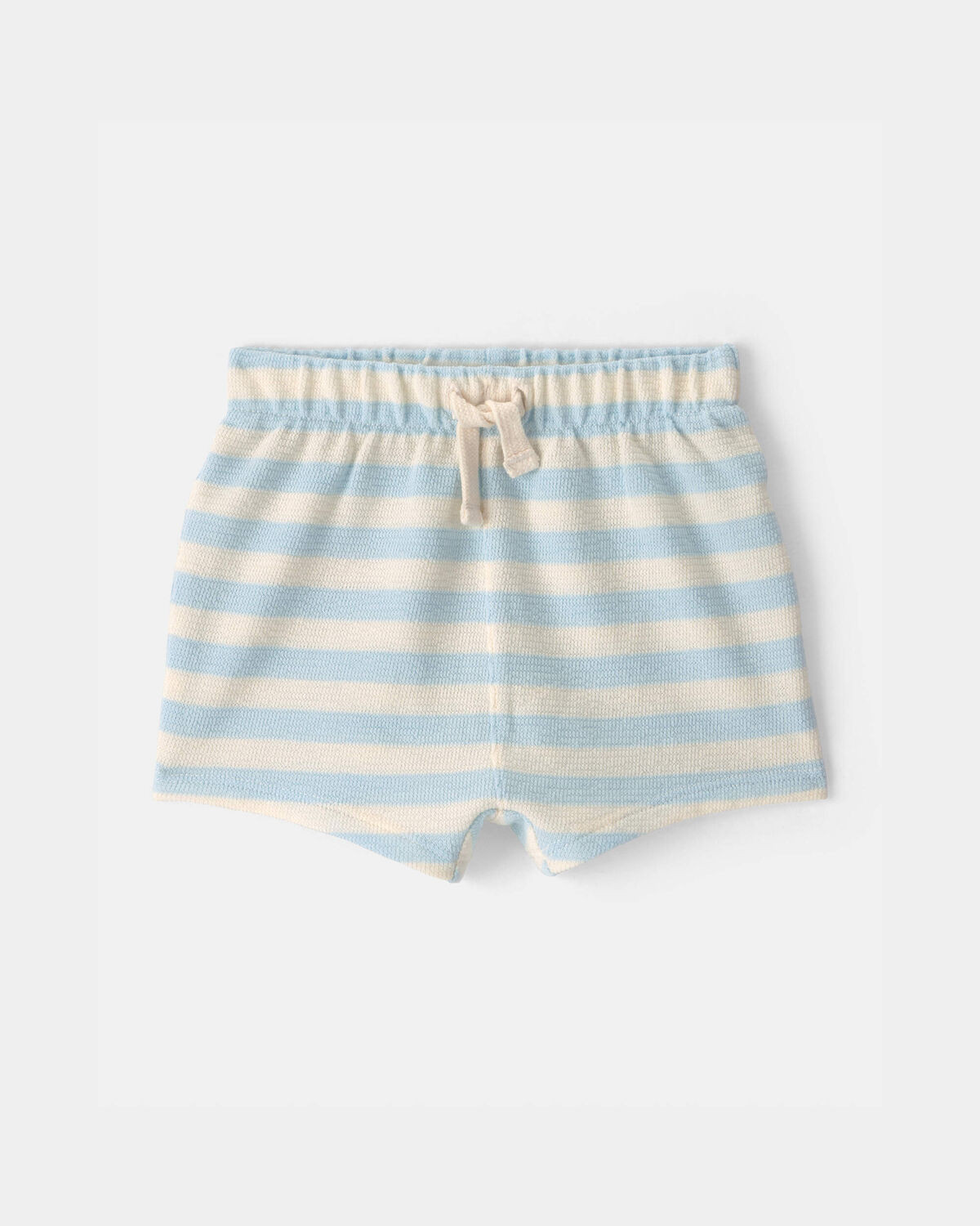 Baby Stripe Drawstring Shorts - Blue/Ivory | Carter's Inc