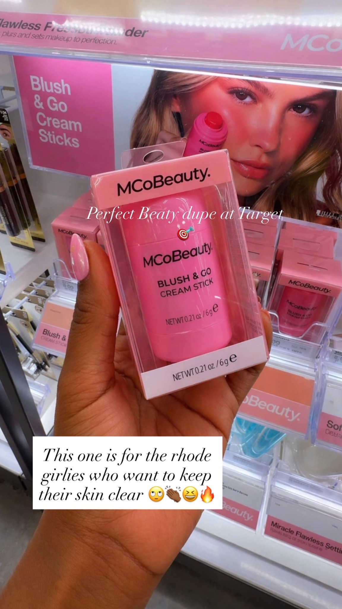 Rhode blush stick dupe 

#LTKBeauty #LTKgrwm