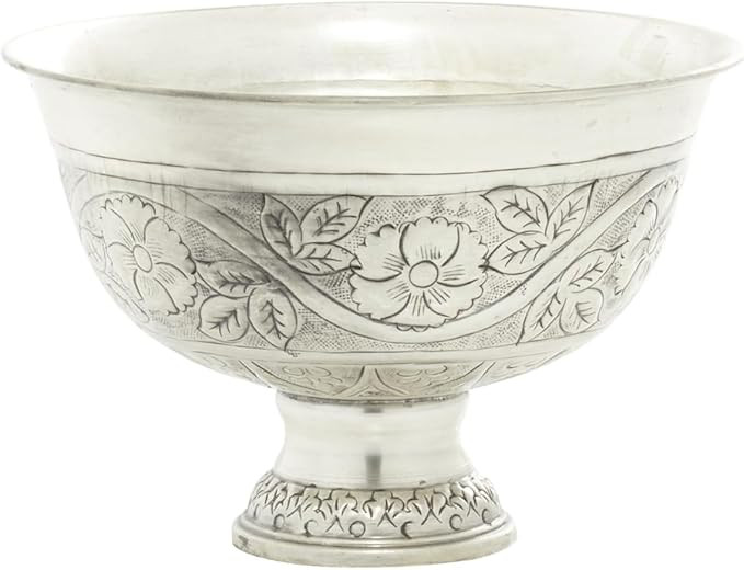 Deco 79 Metal Indoor Outdoor Planter Small Planter Pot with Embedded Details, Planter 8" x 8" x 6... | Amazon (US)