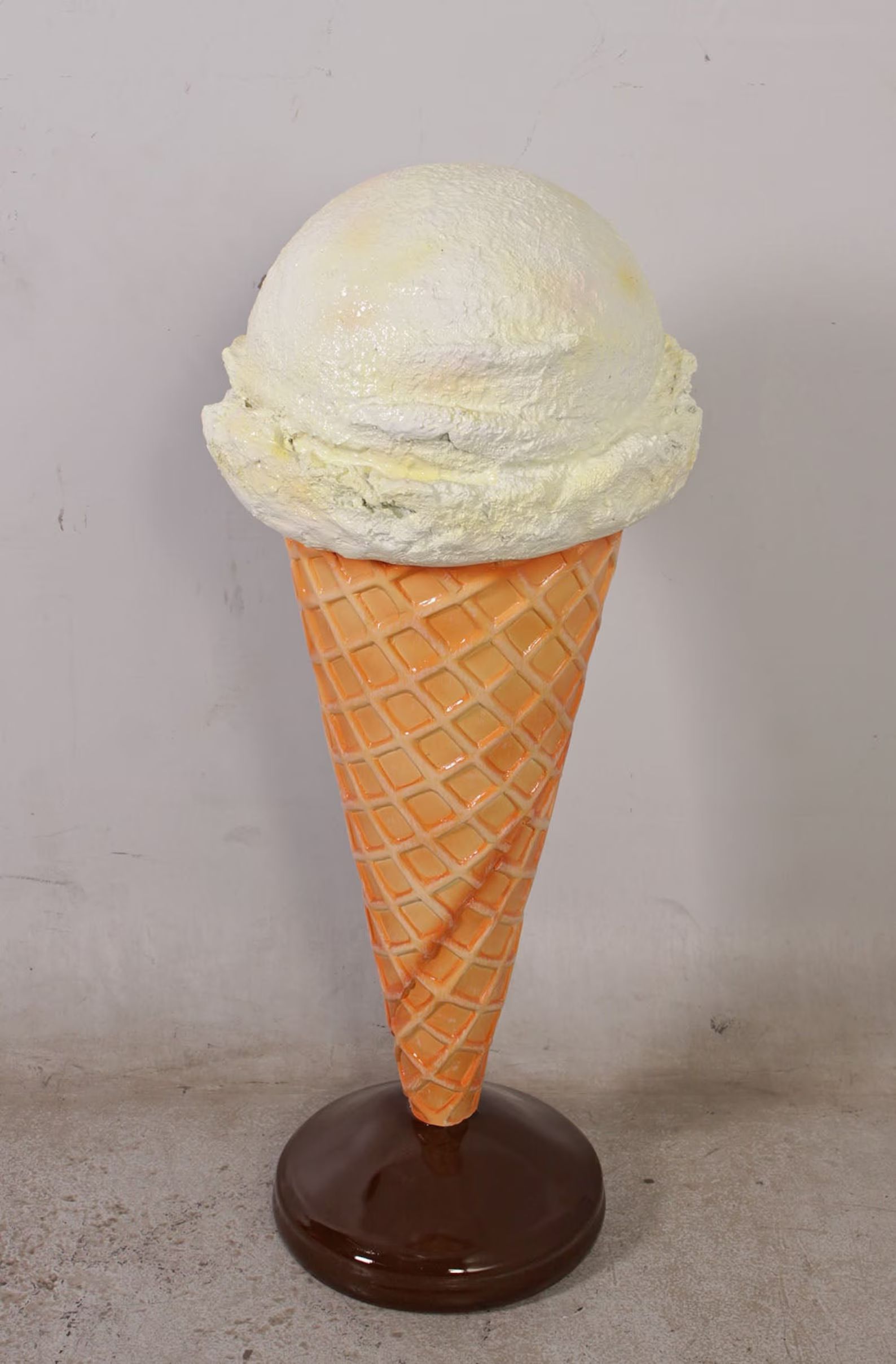 One Scoop Vanilla Ice Cream Over Sized Statue | Etsy (US)