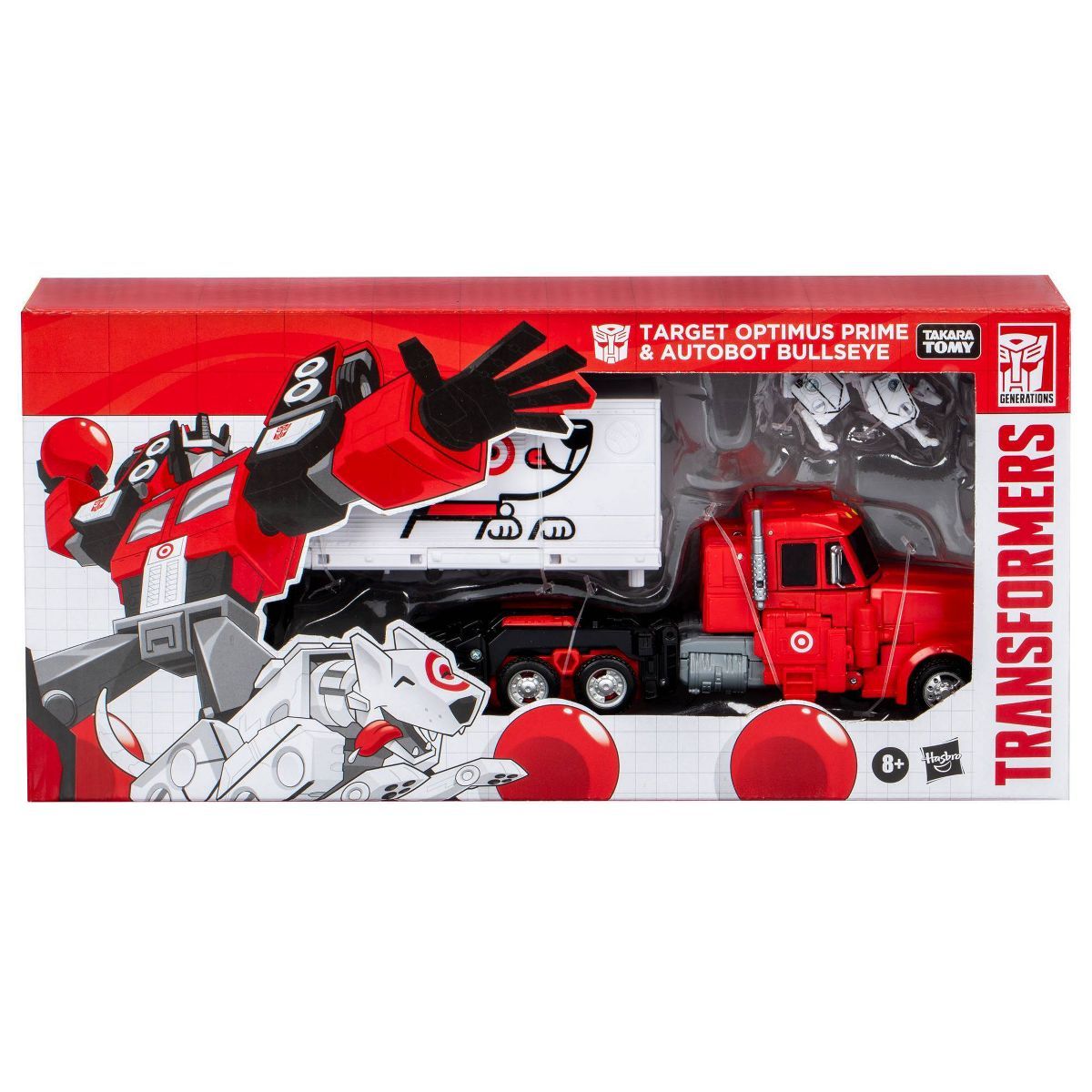 Transformers Target Optimus Prime and Autobot Bullseye Action Figure Set - 2pk (Target Exclusive) | Target