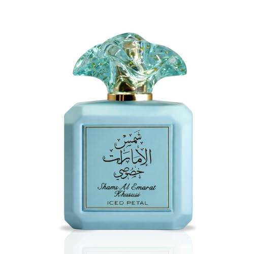 Ard al Zaafaran Shams Al Emarat Khususi Iced Petal Long Lasting Arabian Perfumes For Women 100ML (3.4 OZ) - Eau de Parfum Spray with Florals & Fruity Notes - A Premium Gift for Valentines Day | Amazon (US)