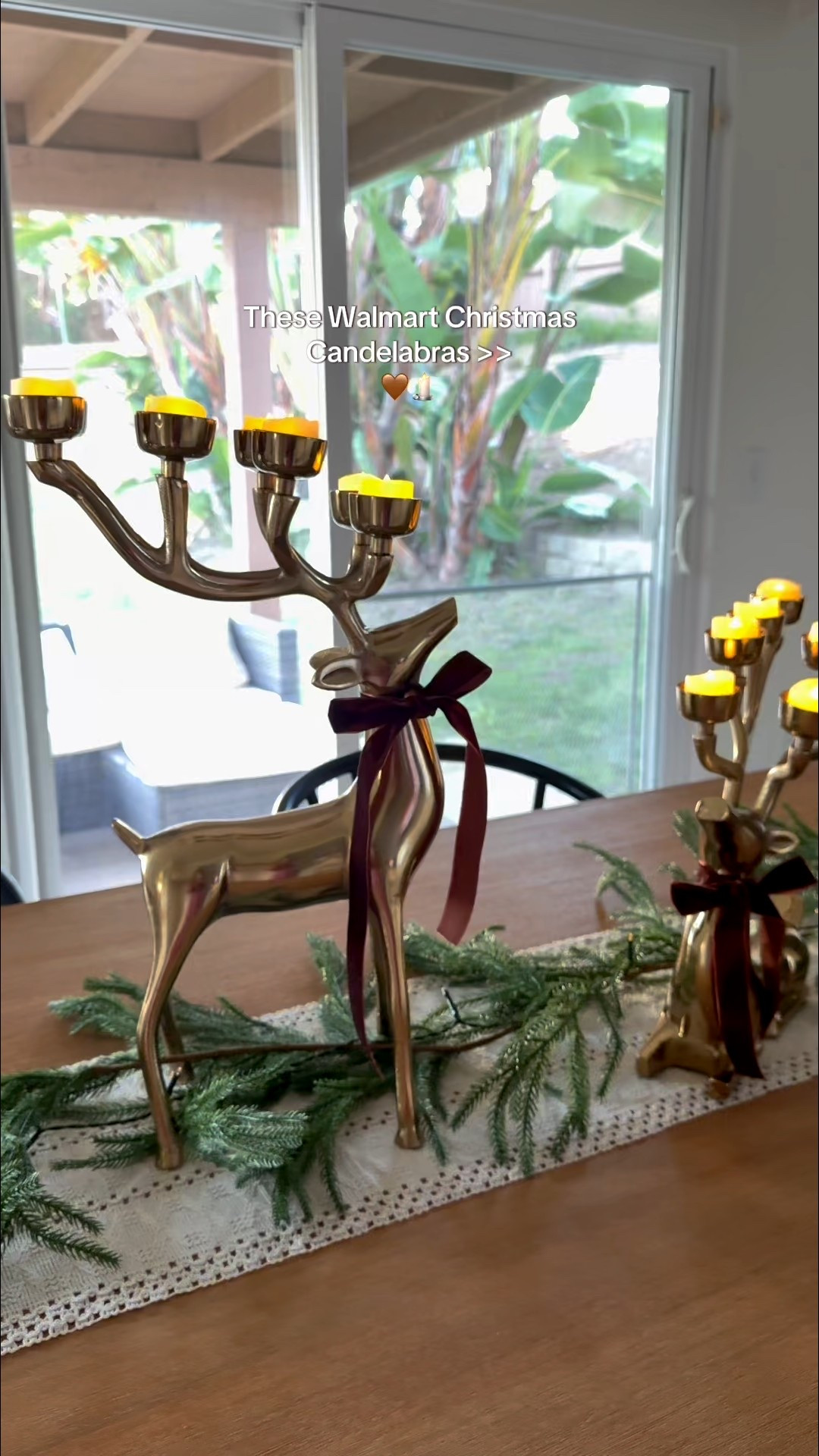 These gold reindeer candelabras from Walmart look so high-end — Pottery Barn vibes for less 🤎🎄

#LTKHoliday #LTKFindsUnder50 #LTKSeasonal
