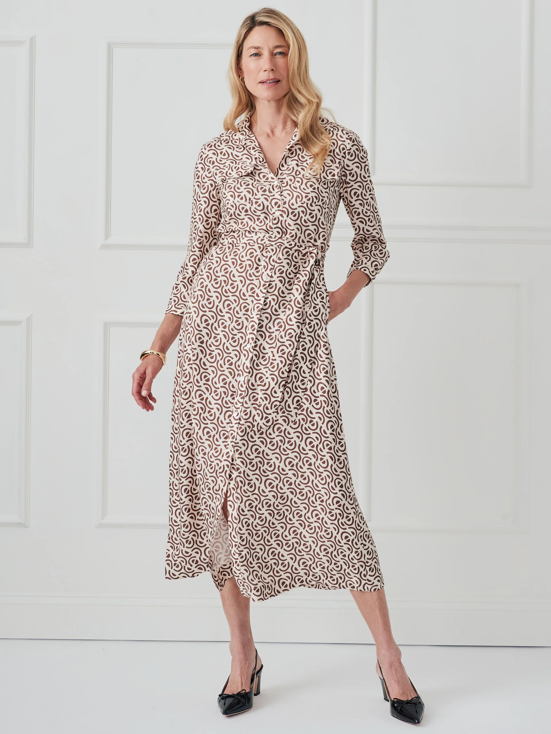 Freda Dress in Cosmic Waves | J.McLaughlin