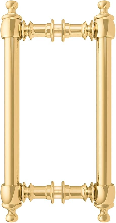 CRL Polished Brass 8" Colonial Style Back-to-Back Pull Handle | Amazon (US)