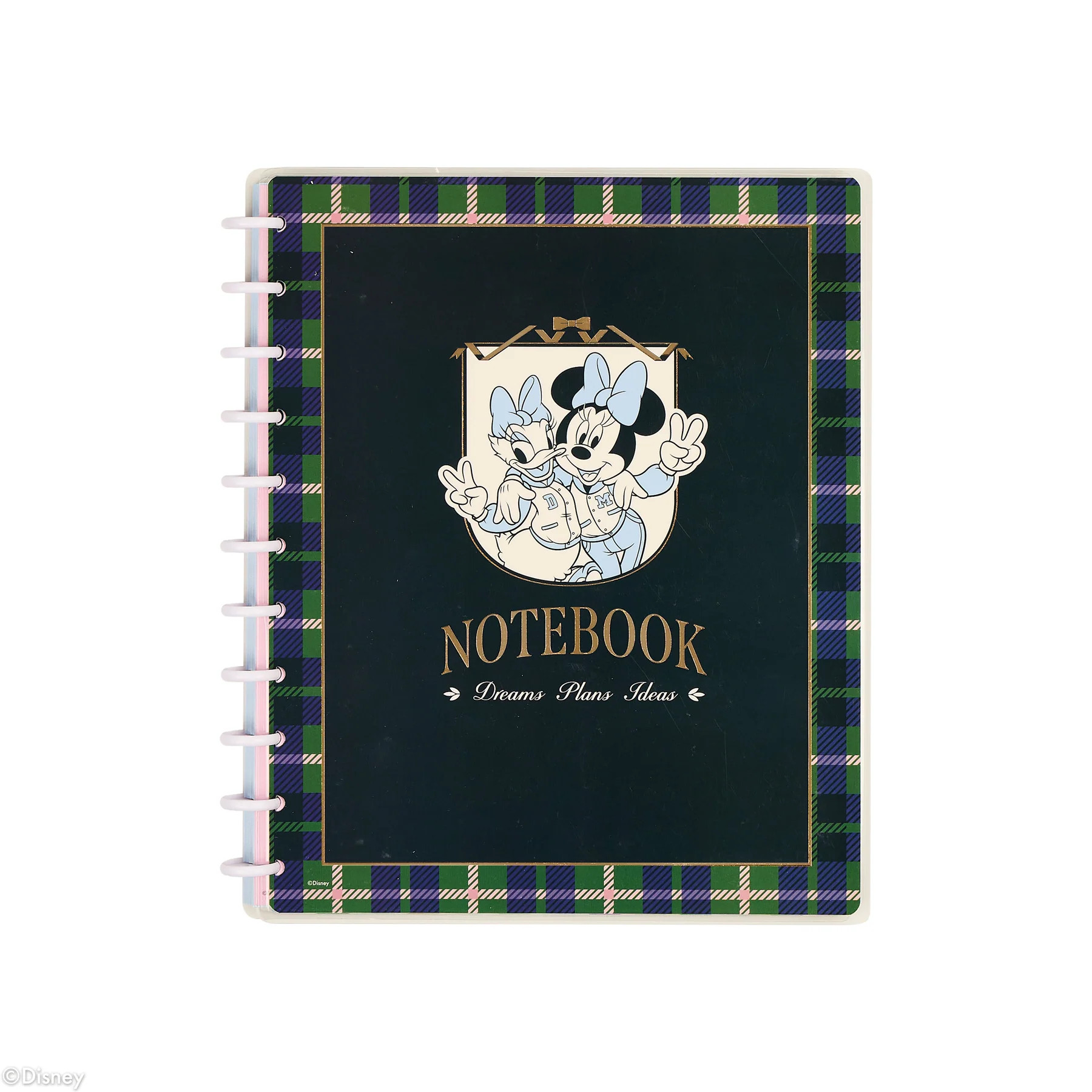 Disney Minnie Mouse & Daisy Duck Varsity Teacher - Dotted Lined Big Notebook - 60 Sheets | Happy Planner