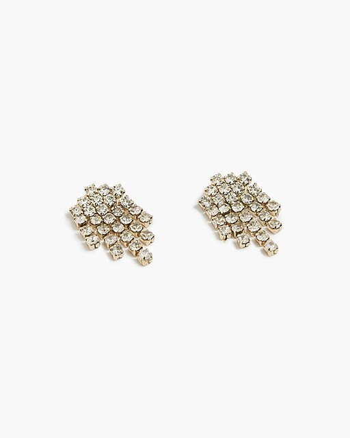 Dangly crystal statement earrings | J.Crew Factory
