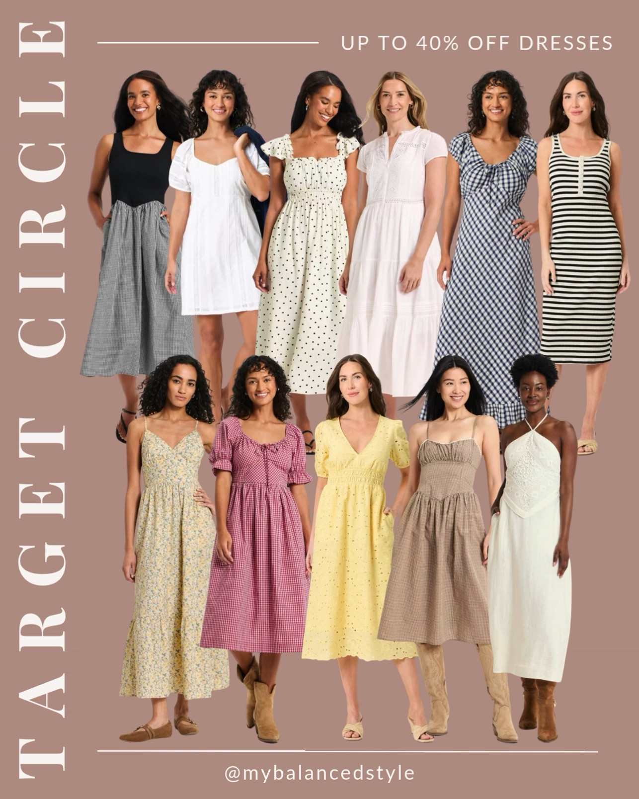 Target circle sale up to 40% off dresses

flowy summer dress outfit ideas
lightweight maxi dress looks
casual everyday sundress style
linen dress warm weather outfit
floral print summer outfit inspo
effortless midi dress styling
vacation ready dress outfits
breezy tiered dress looks
chic minimal summer dress outfit

#LTKSaleAlert #LTKSeasonal #LTKootd