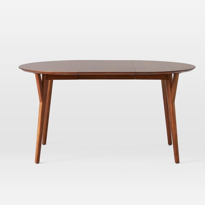 Mid-Century Round Expandable Dining Table | West Elm (US)