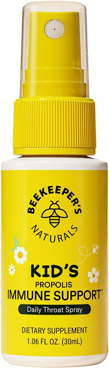 Kids Propolis Throat Spray - Natural Immune Support & Sore Throat Relief - by BEEKEEPER'S NATURAL... | Amazon (US)