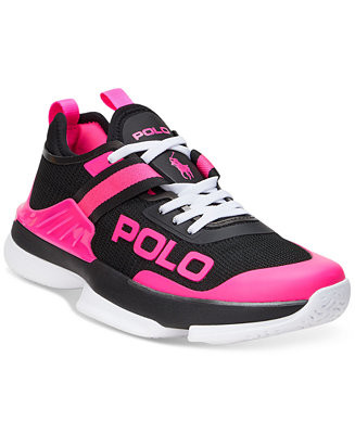 Polo Ralph Lauren Unisex Pink Pony Tech Court Pro Sneaker - Macy's | Macy's