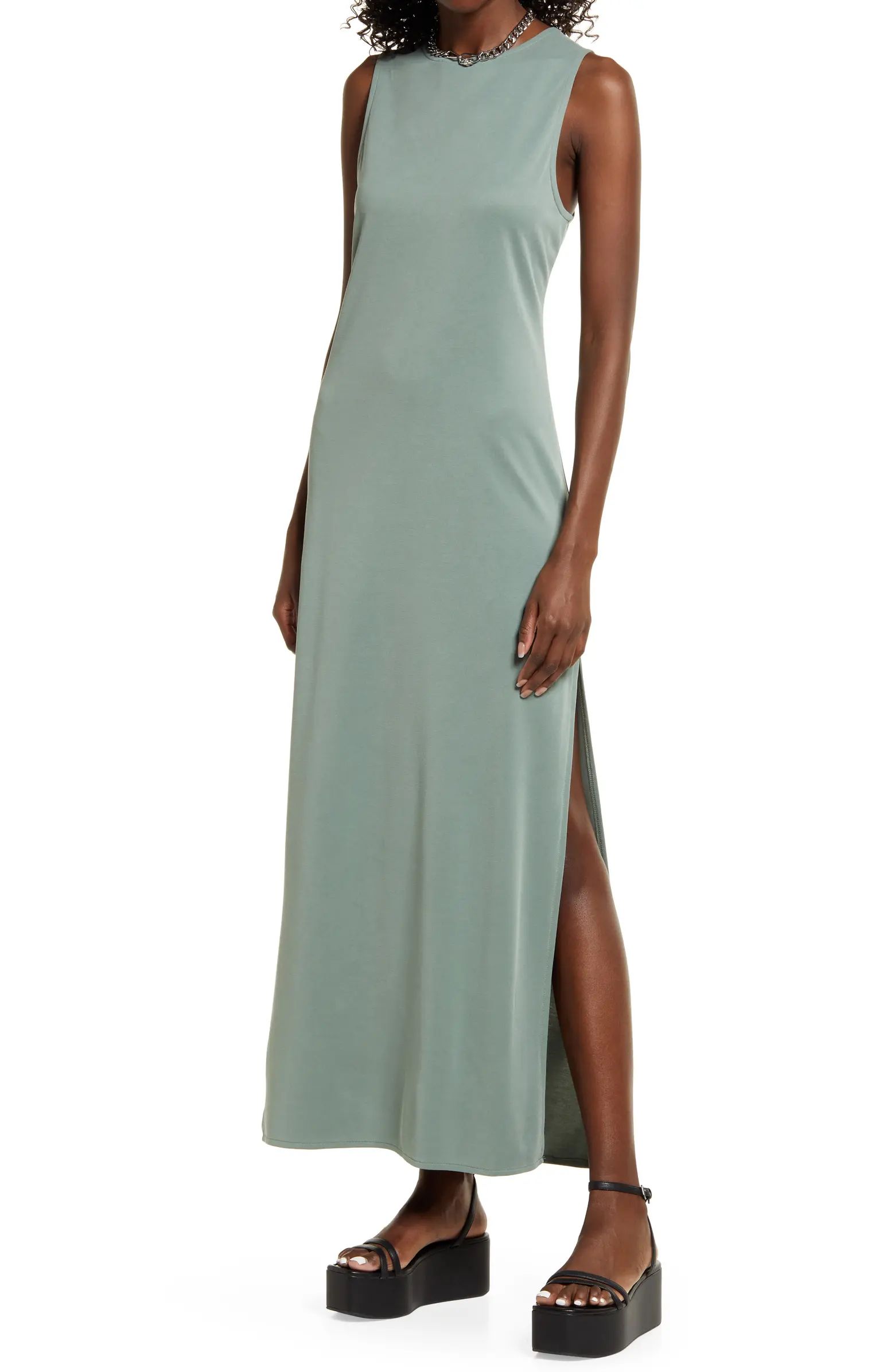 Sleeveless Reversible Maxi Dress | Nordstrom