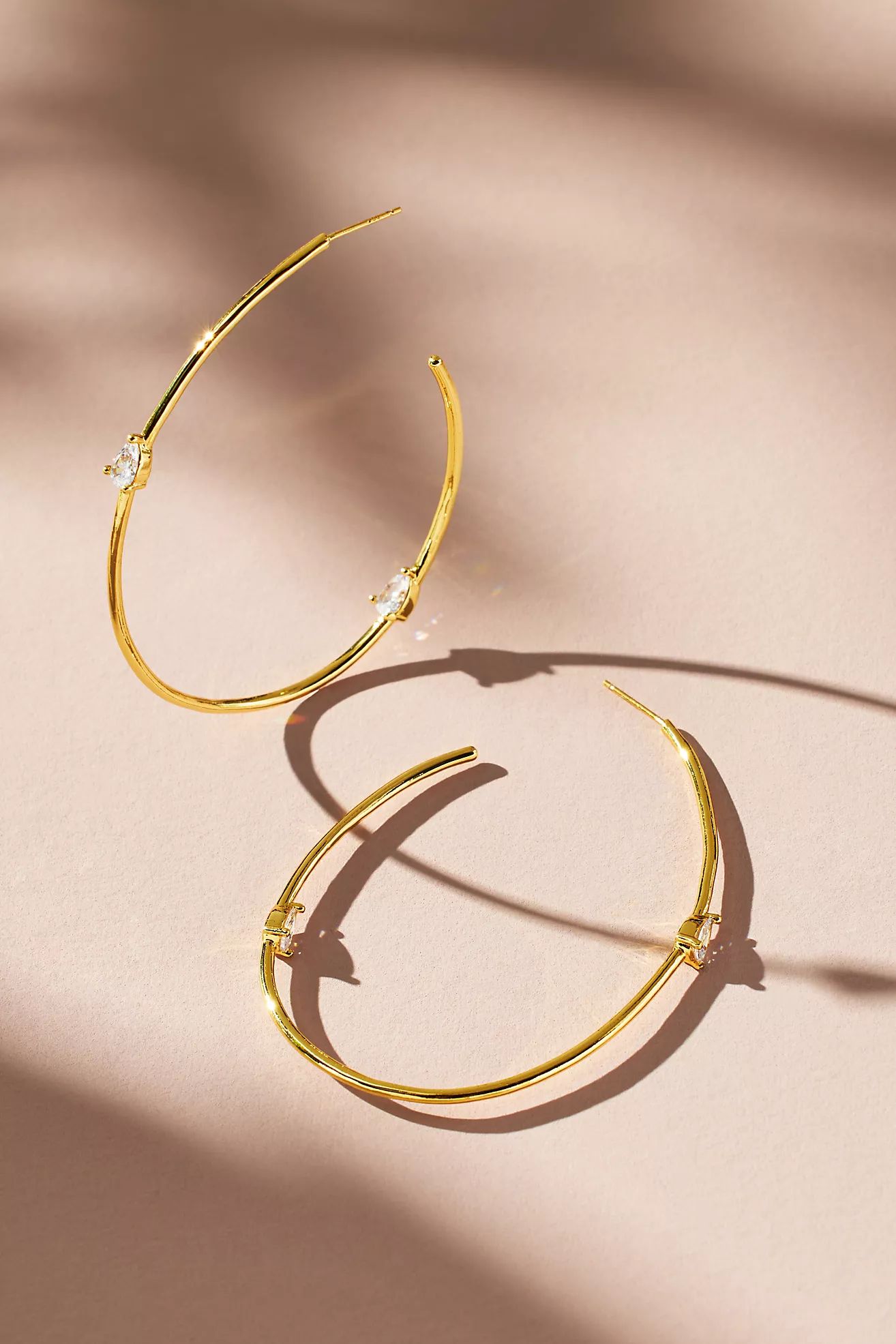 Double Touch of Shine Hoop Earrings | Anthropologie (US)