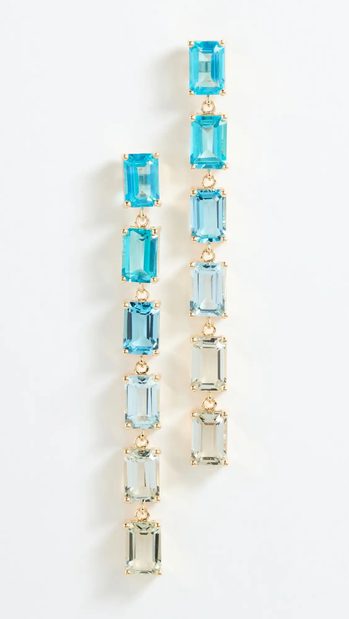 14k Yellow Gold Ombre Six Drop Earrings | Shopbop