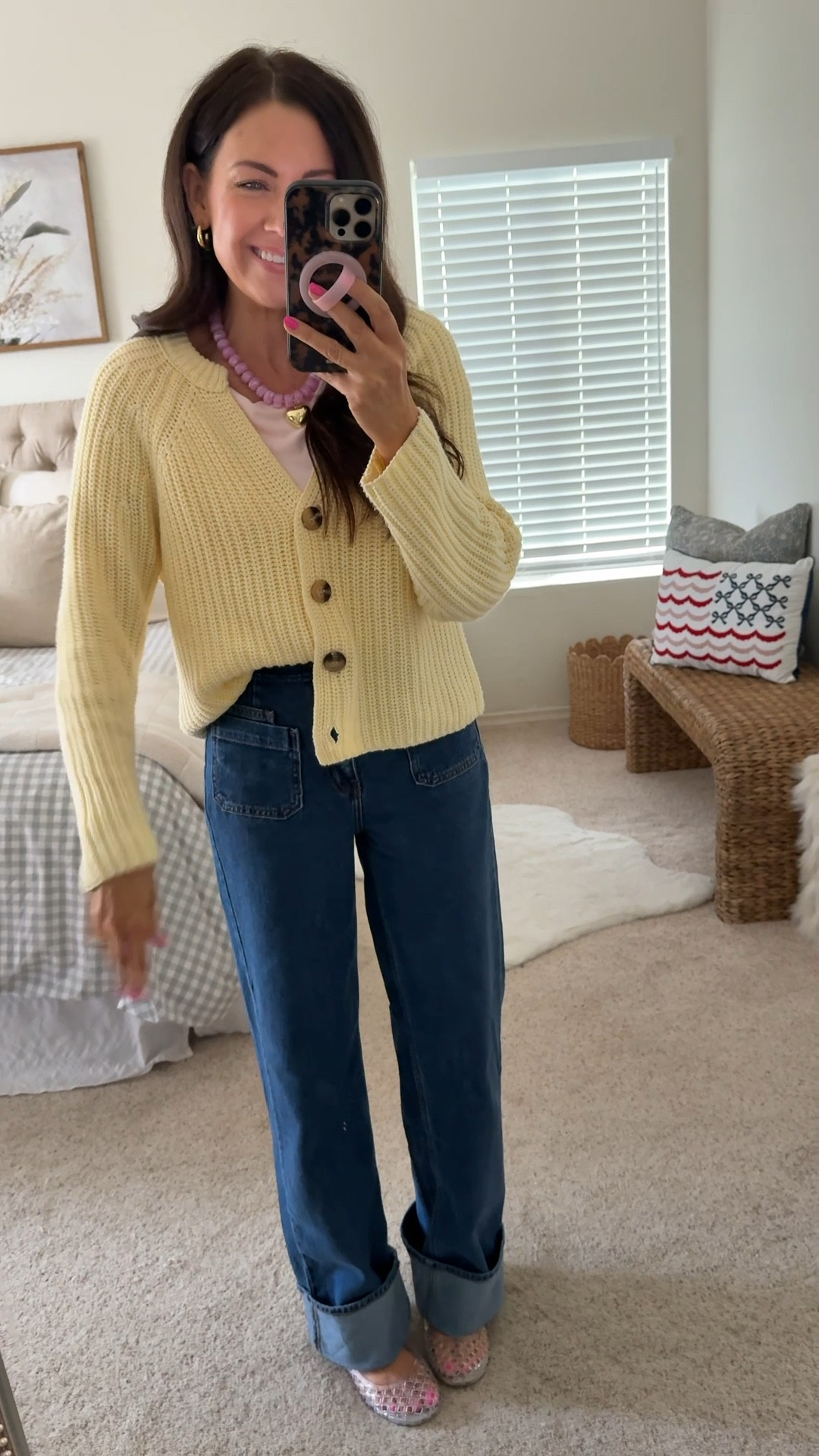 My cardigan is on sale for $12!!! Going FAST-wearing a medium
40% off these Old Navy jeans -wearing a two regular ￼

#LTKSaleAlert #LTKSeasonal #LTKootd