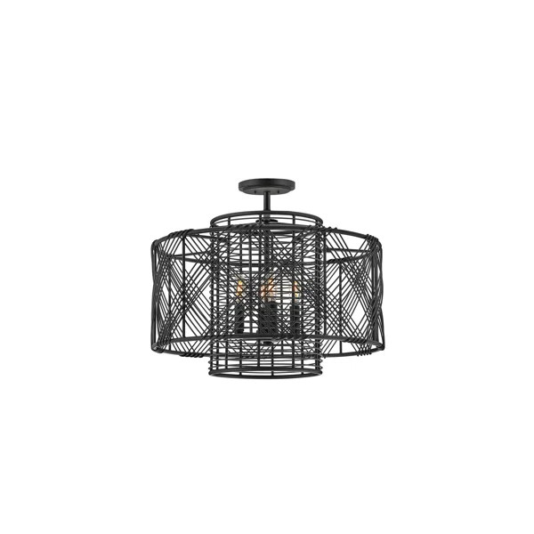 Brooke 4 Light Metal Dimmable Chandelier | Wayfair North America