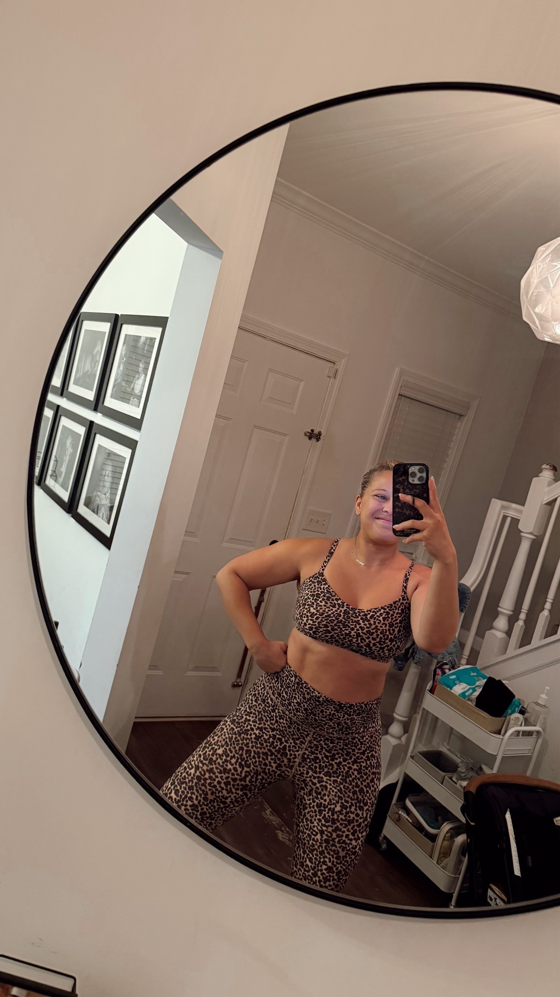 Wearing XL in bra and L in leggings 