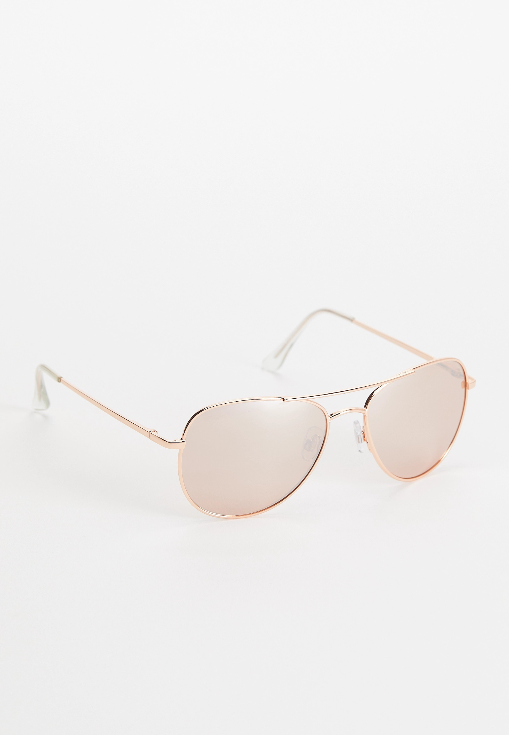 Maurices Women's Skyline Aviator Rose Gold Sunglasses | Maurices