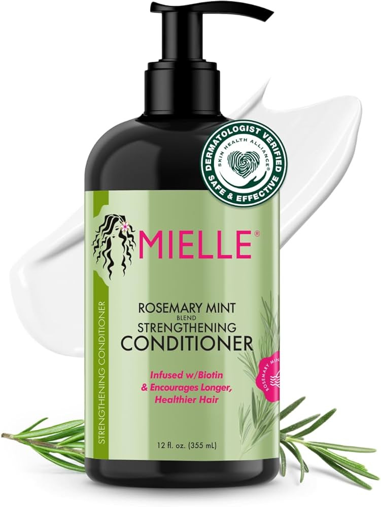 Mielle Organics Rosemary Mint Strengthening Hair Conditioner - Detangling & Hydrating Conditioner... | Amazon (US)