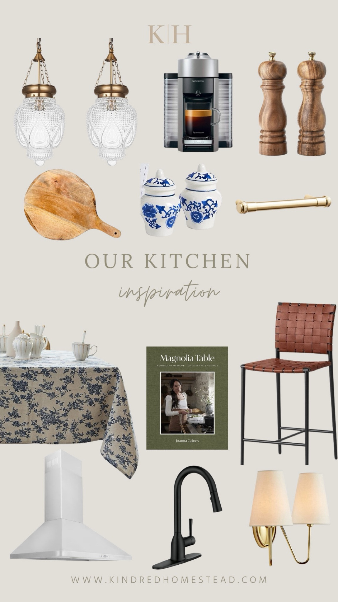 Our timeless and collected kitchen inspiration for a touch of farmhouse meets English cottage with antique charm! Sharing inspo favorites including kitchen accessories, seating, decor, and more!

#LTKHome