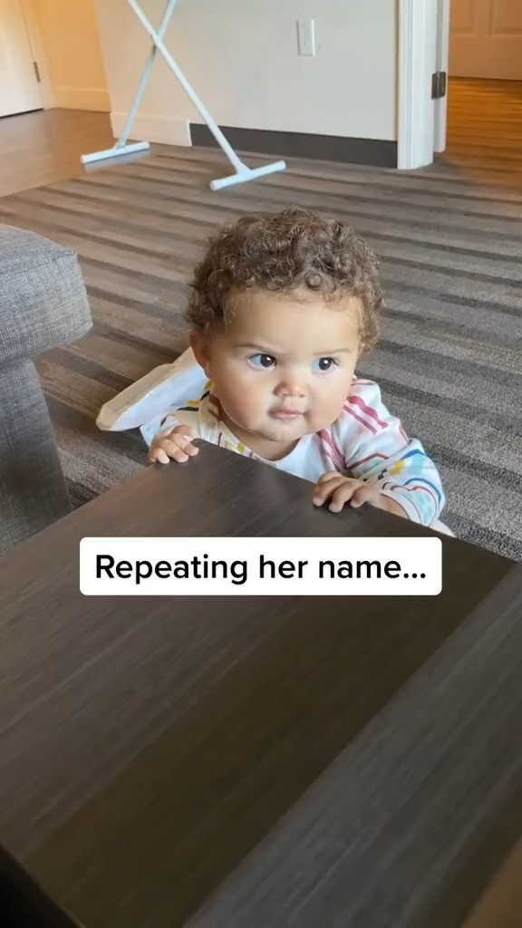 Teaching my 11 momth old to say her name❤️ 

 #LTKmomlife #LTKBaby #LTKKids
