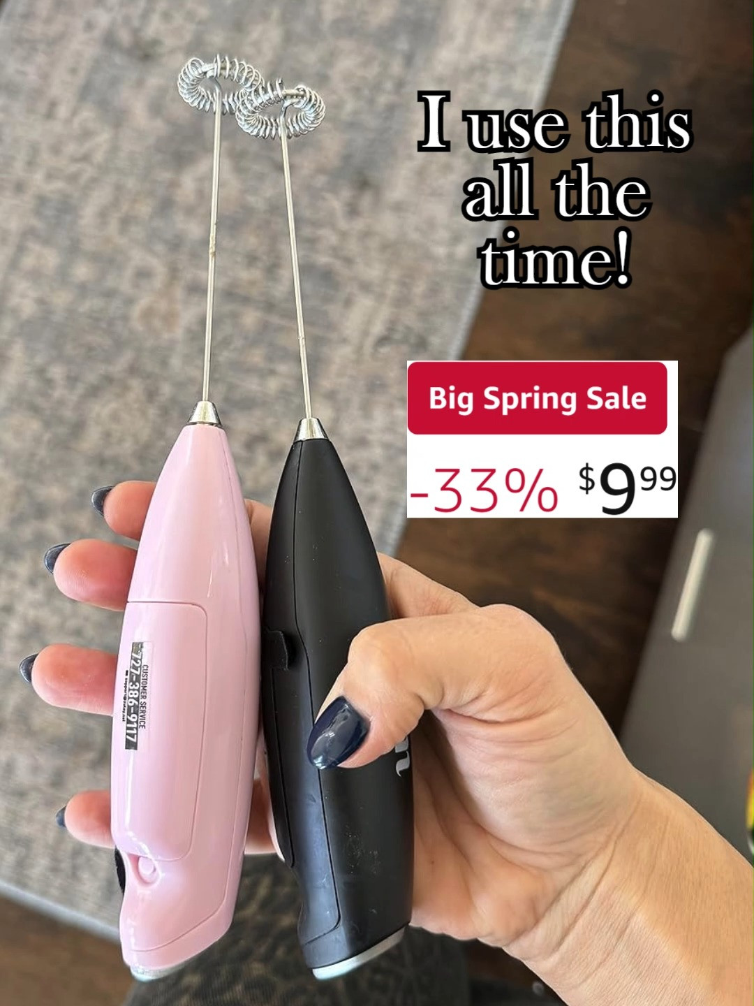 I use this milk frother all the time for creamy lattes, cappuccinos, and cozy morning rituals. Barista vibes, no barista needed ☕✨🌸
#AmazonBigSpringSale #MilkFrother #AmazonFinds #CoffeeEssentials #HomeBarista #CoffeeMaker #KitchenGadgets #MorningRoutine #CoffeeLover #SpringSale 

 #LTKHome #LTKSaleAlert