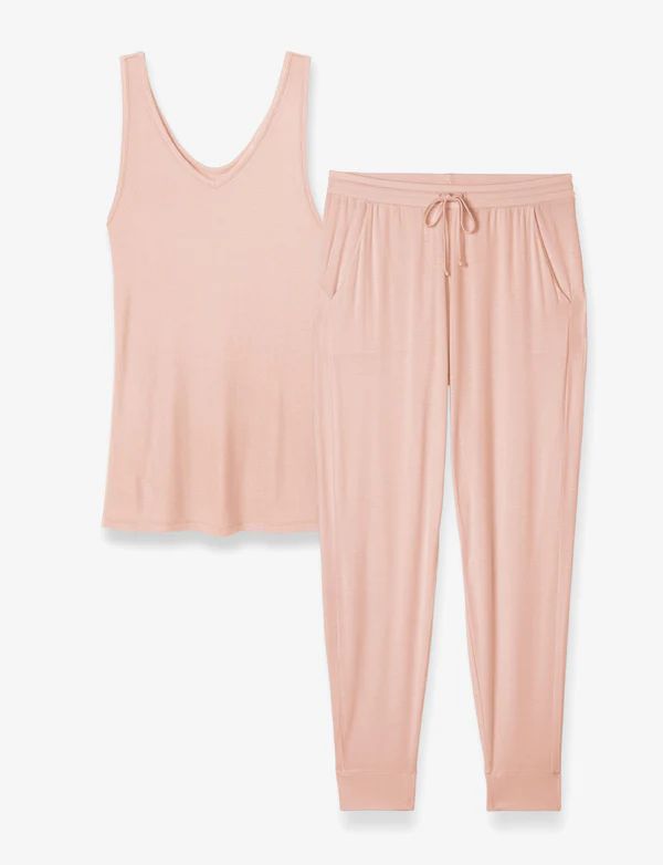 Women's Tank & Jogger Lounge Set, Rose Dust | Tommy John