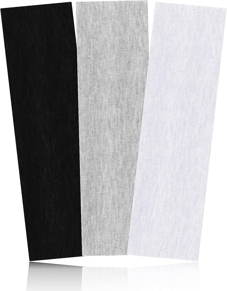 3Pcs Non Slip Headbands Soft Elastic Head Bands for Women Girls Stretchy Sweat Wide Headband for ... | Amazon (US)