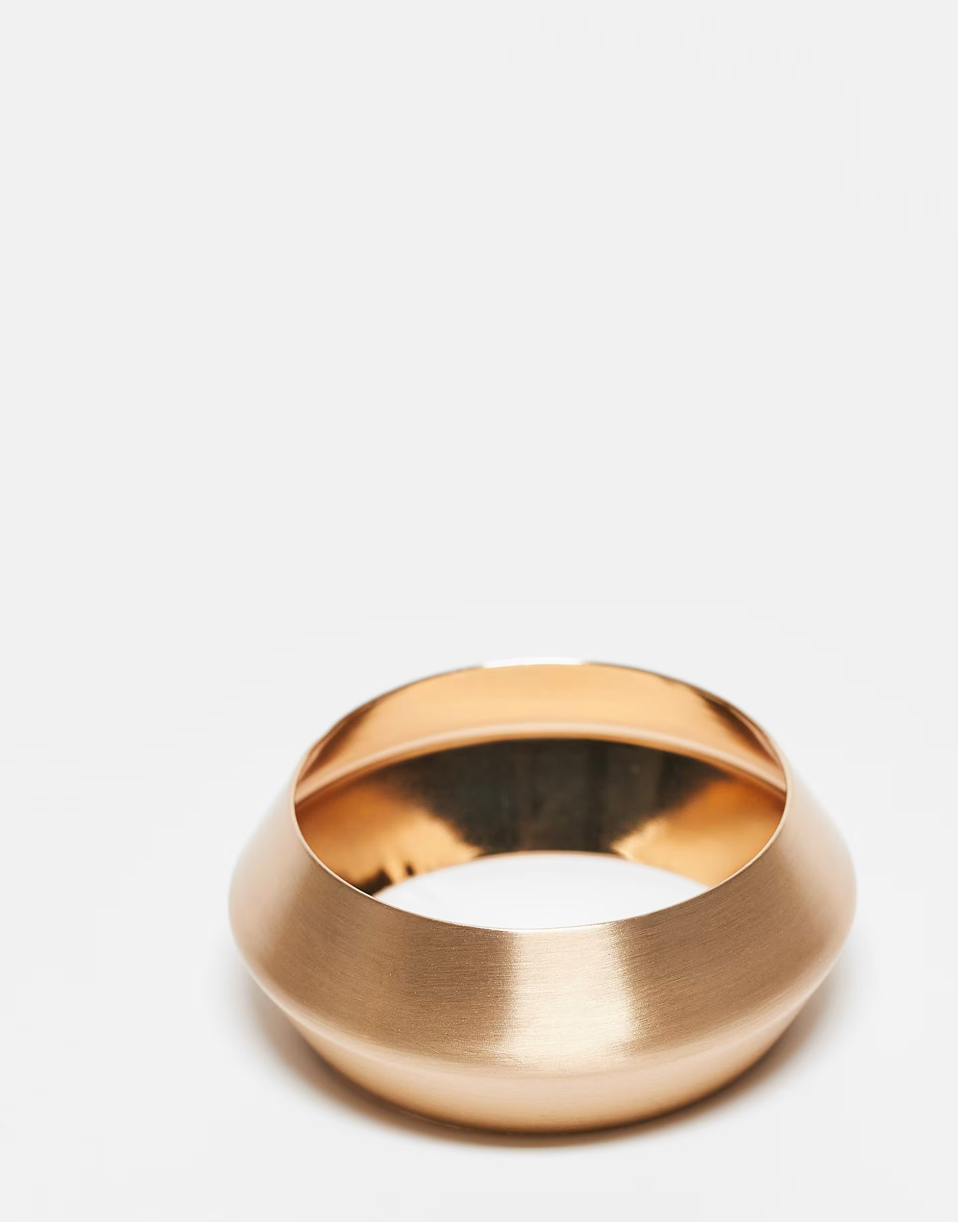 ASOS DESIGN pack of 2 bangles with brushed detail in gold tone | ASOS | ASOS (Global)