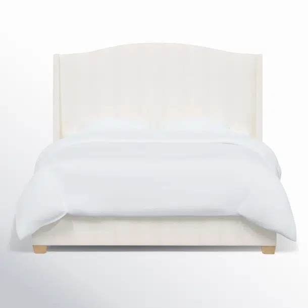Allis Upholstered Wingback Bed | Birch Lane