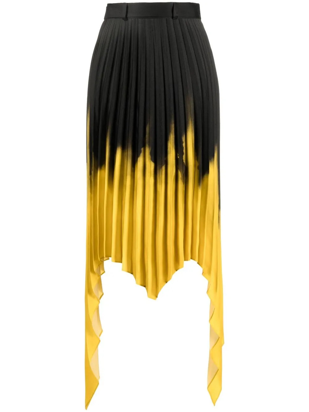asymmetric pleated skirt | Farfetch Global
