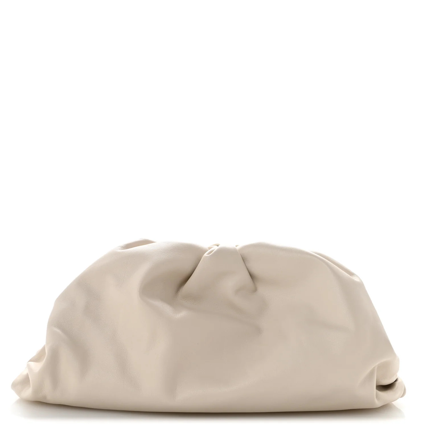 Bottega Veneta Smooth Butter Calf The Pouch Oversized Clutch Plaster 1924679 | FASHIONPHILE (US)