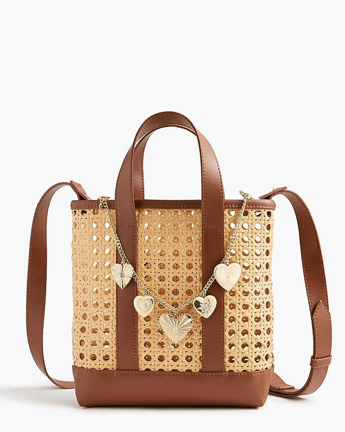 Heart chain bag charm | J.Crew Factory