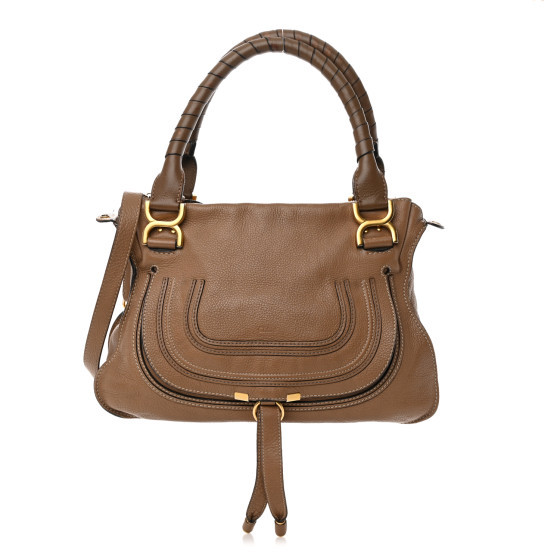 Calfskin Medium Marcie Satchel Light Tan | FASHIONPHILE (US)