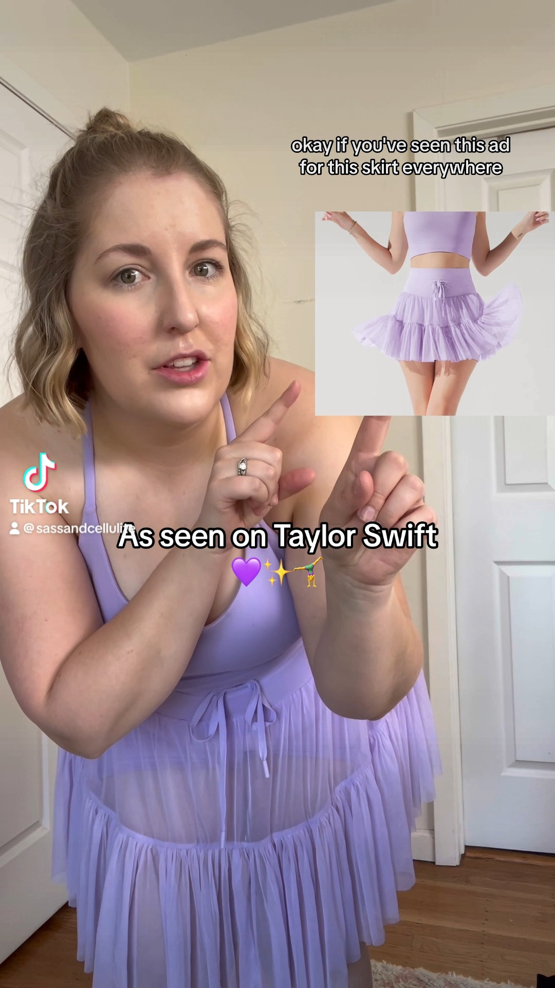 The ballerina tennis skirt as seen on Taylor Swift is plus size approved💜 wearing 1X as a 16/18 

#LTKstyletip #LTKActive #LTKplussize