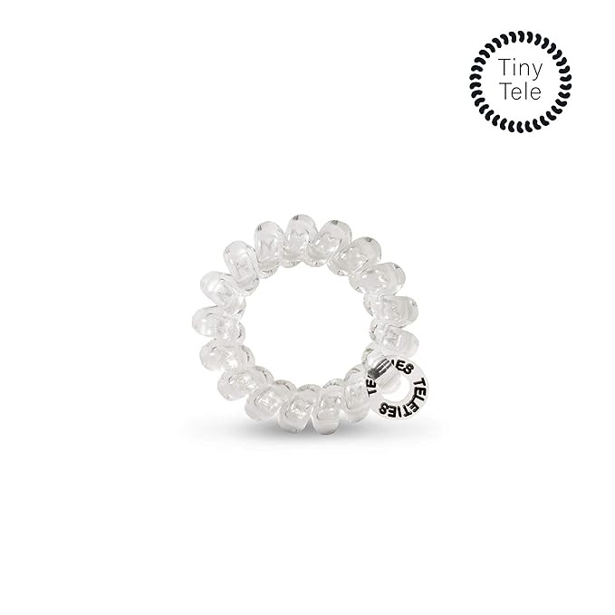 TELETIES Tiny Ties, Hair Coils 5 pack (Crystal Clear) | Amazon (US)