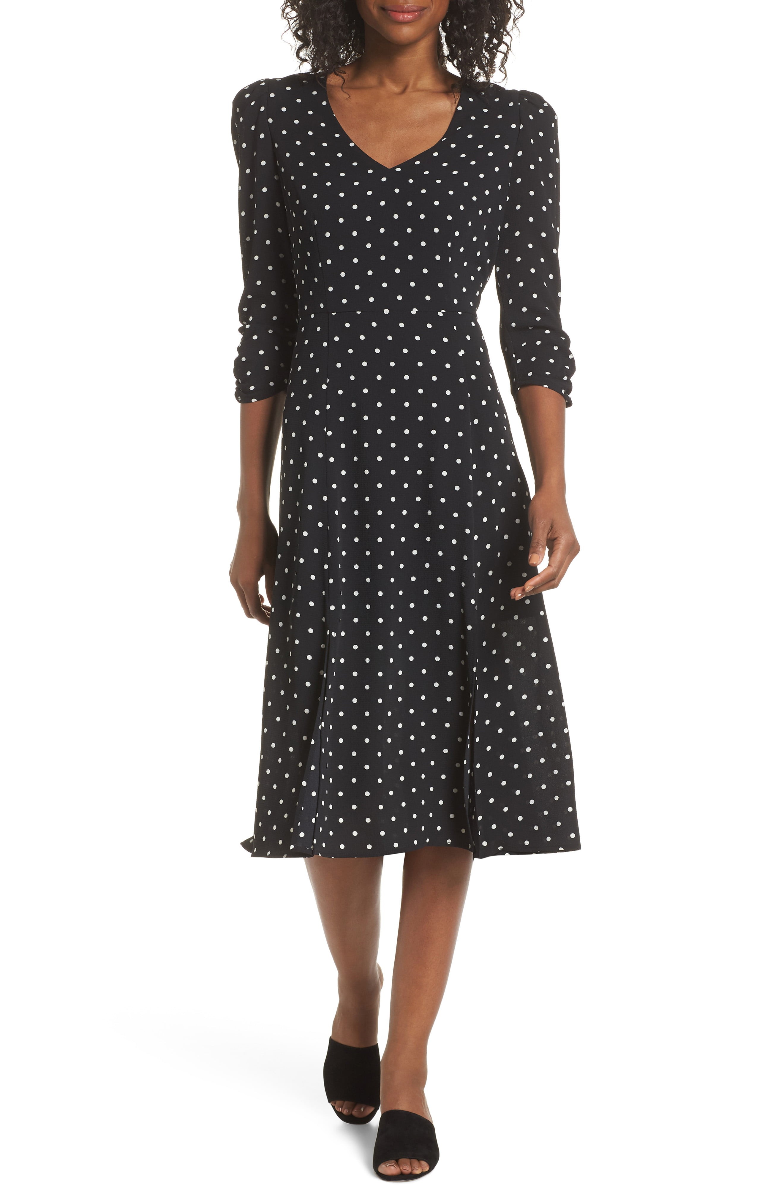 Polka Dot Midi Dress | Nordstrom