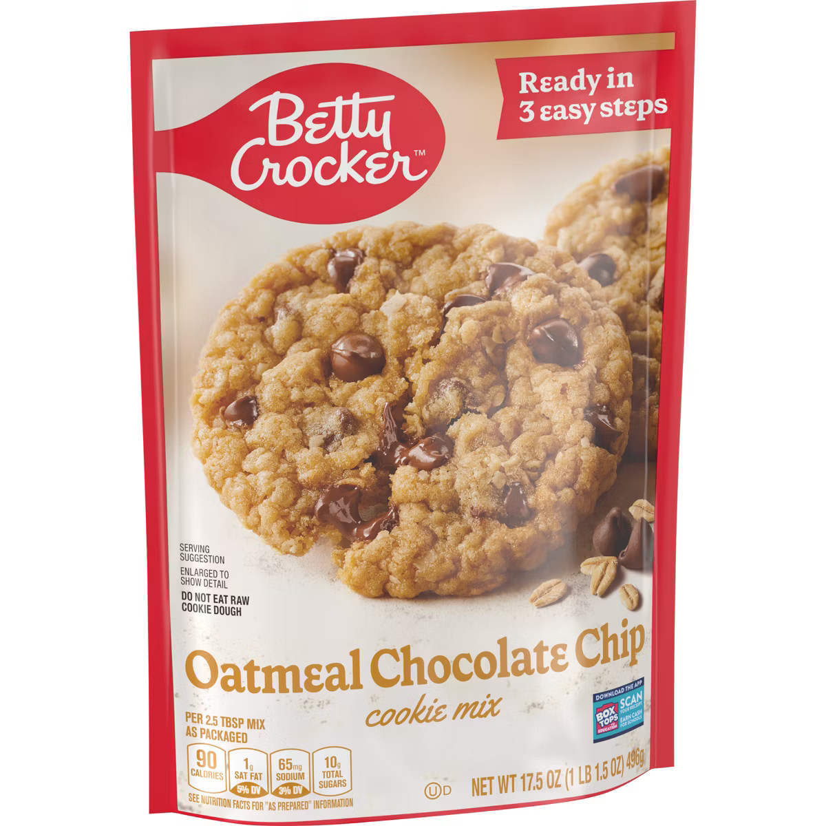 Betty Crocker Oatmeal Chocolate Chip Cookie Mix - 17.5oz | Target