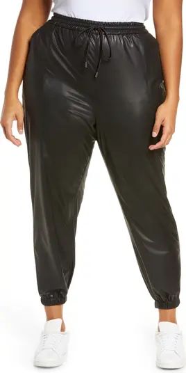 East Vibes Faux Leather Joggers | Nordstrom