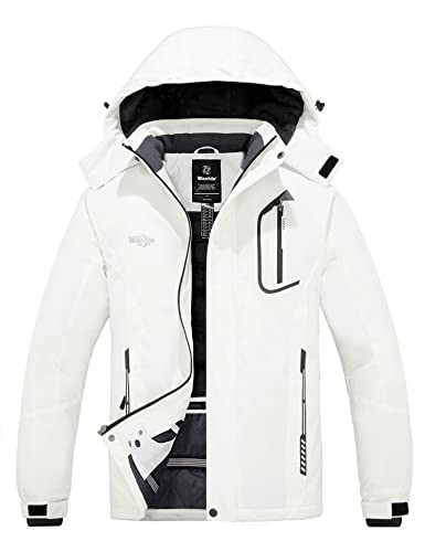 Wantdo Men's Waterproof Ski Jacket Warm Winter Snow Coat Snowboarding Jacket Mountain Hooded Rain... | Amazon (US)