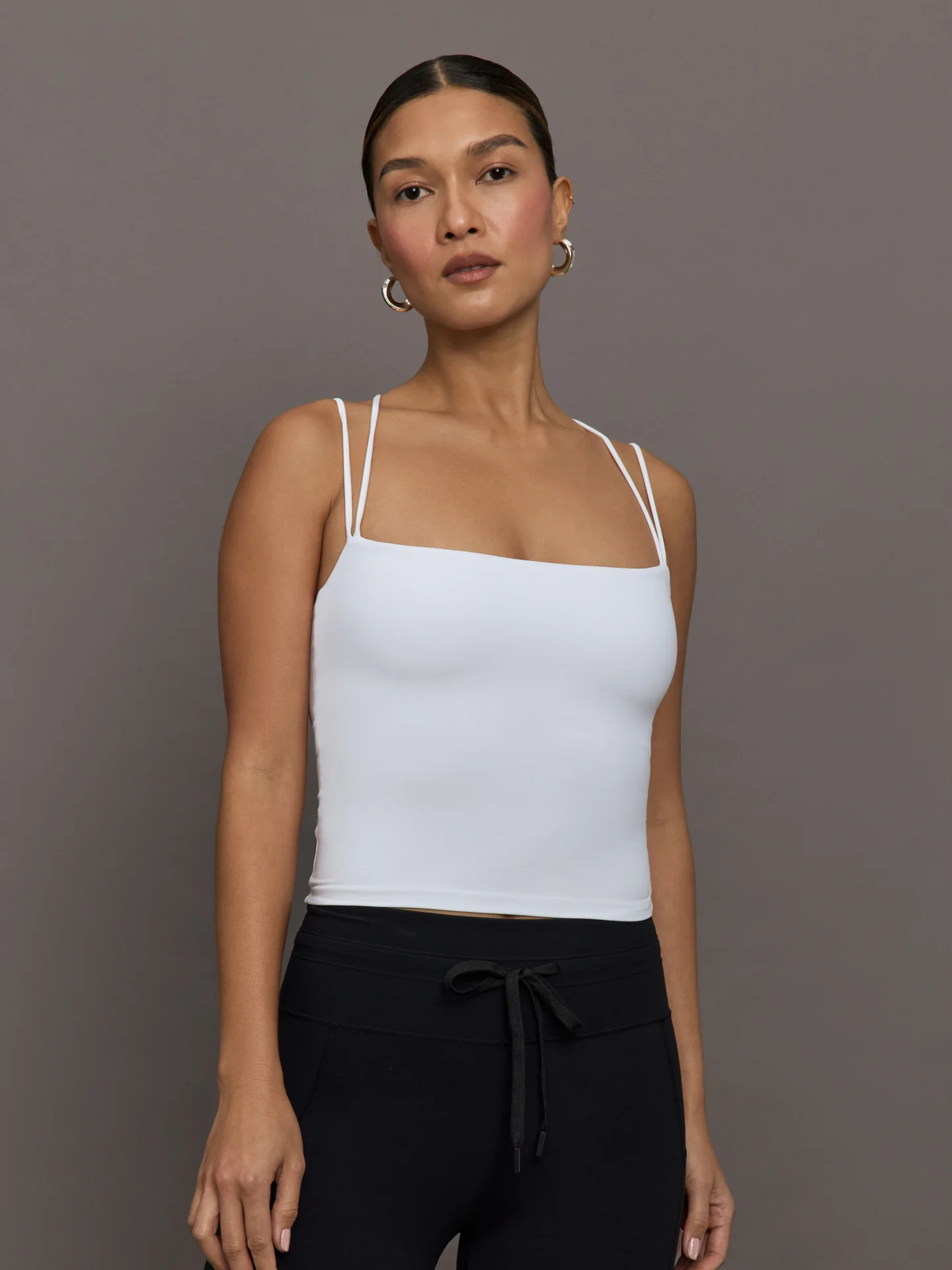 Carbon38 Strappy Tank In Melt - White - Size S | Carbon38
