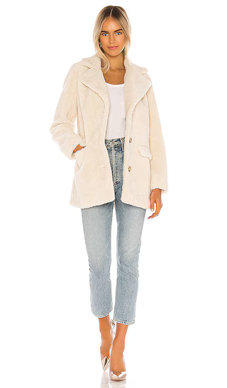 Katarina Coat in Beige | Revolve Clothing (Global)