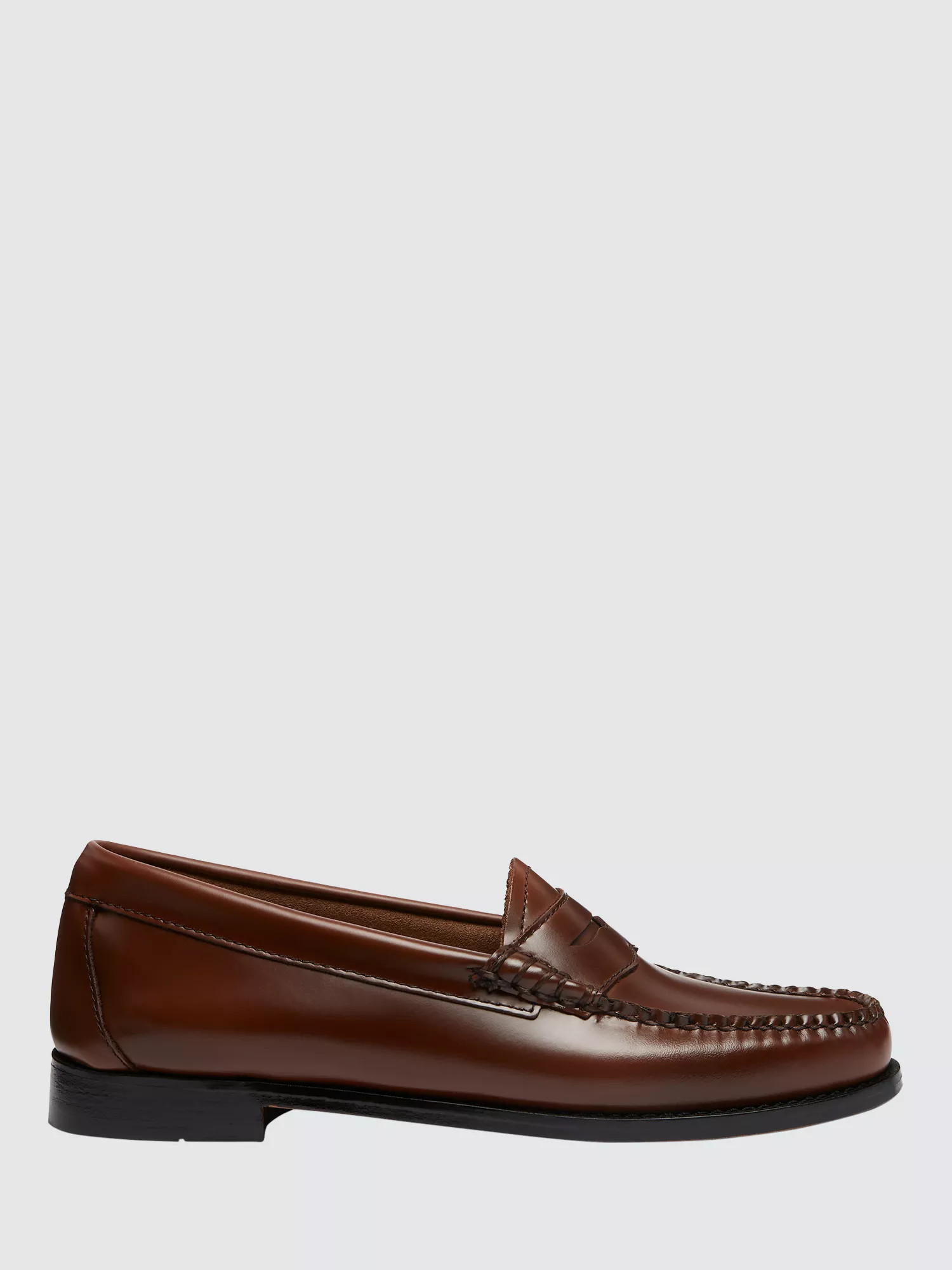 G.H.BASS Weejun Penny Leather Loafers, Cognac | John Lewis (UK)