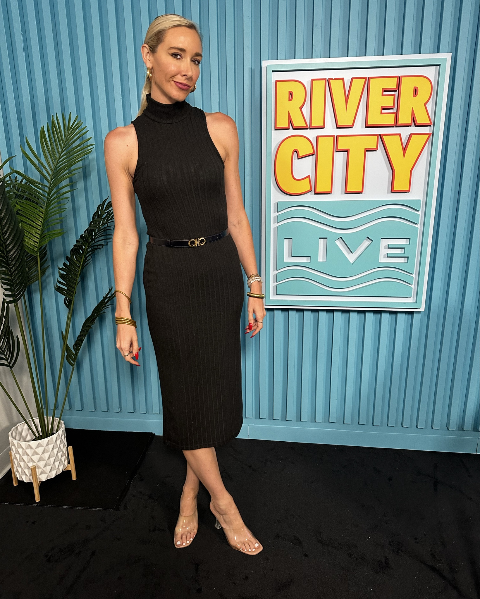 Simple black dress for the show today! Great work dress - sleek, chic, easy! 
Linked alternatives below and a short version too! 
*I’m six foot three and this fits me :) 

#LTKFindsUnder100 #LTKStyleTip