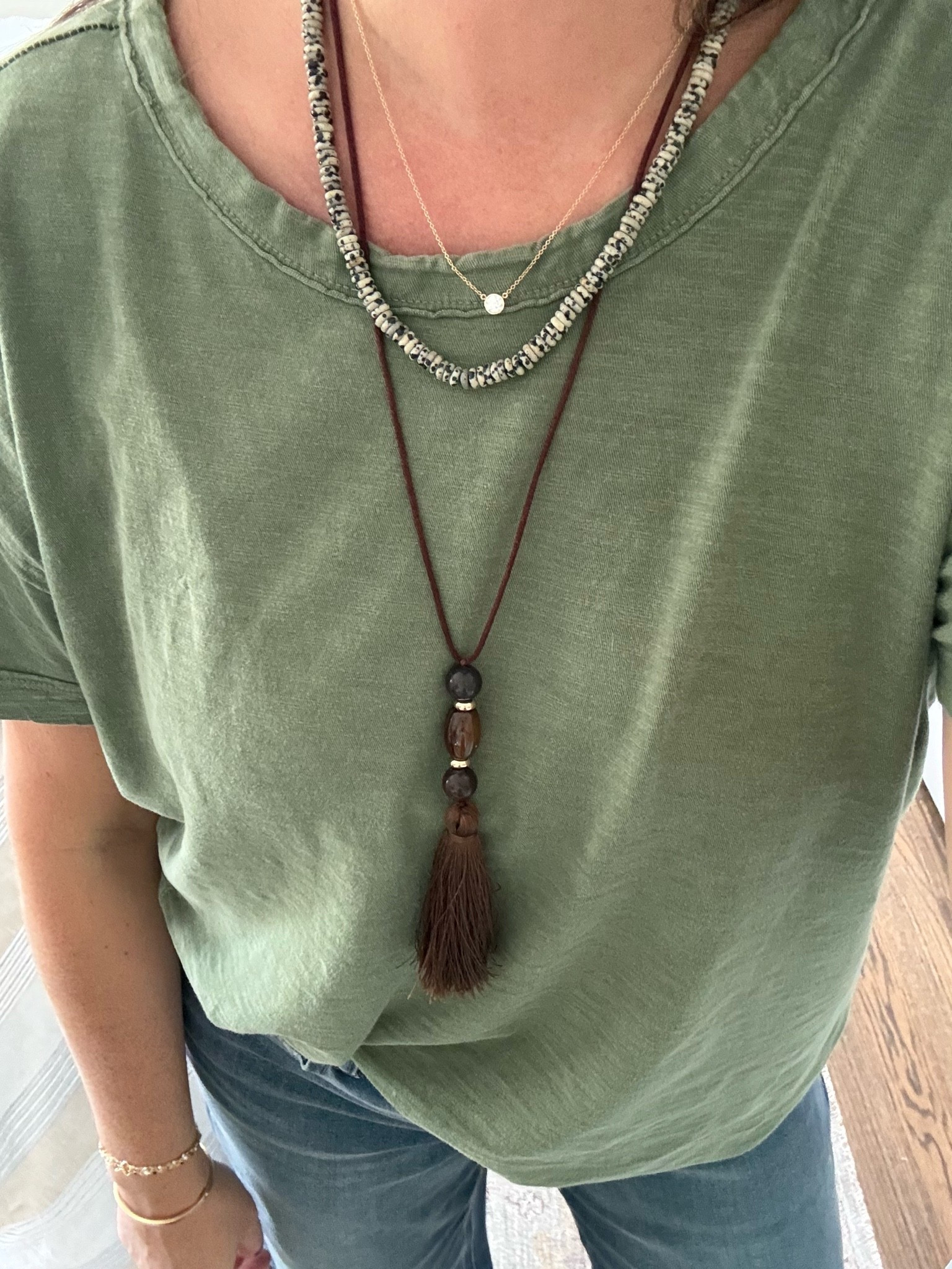 Today’s necklace stack! Lately, I’ve been layering on the fun, chunky necklaces and it’s helped to dress up even the simplest t shirt. Love this new one from Baublebar!!

#LTKdayinmylife #LTKootd #LTKOver40