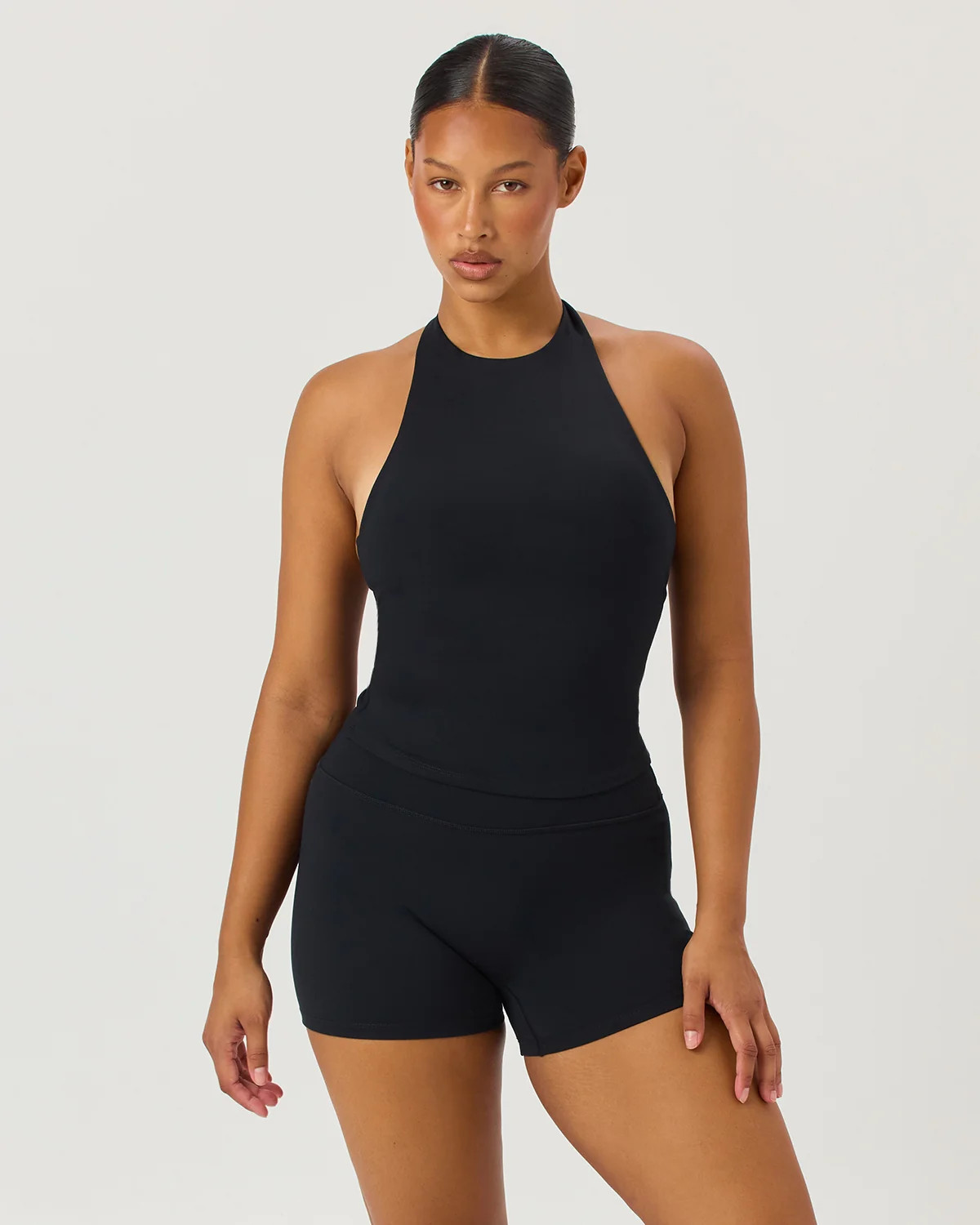 Serenity Demi Tank | Black | Crop Shop Boutique US