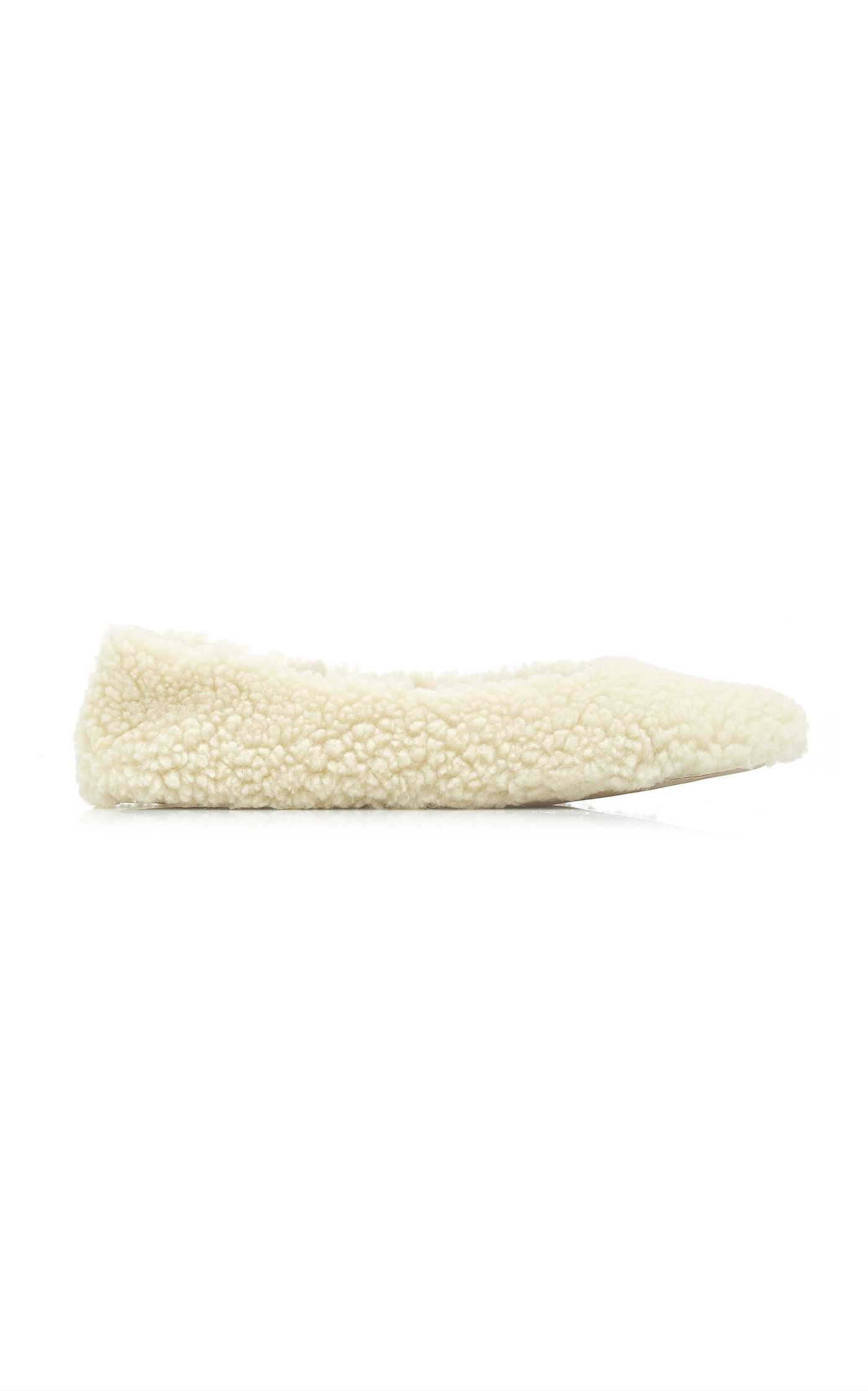 Nina Teddy Faux Fur Ballet Flats | Moda Operandi (Global)