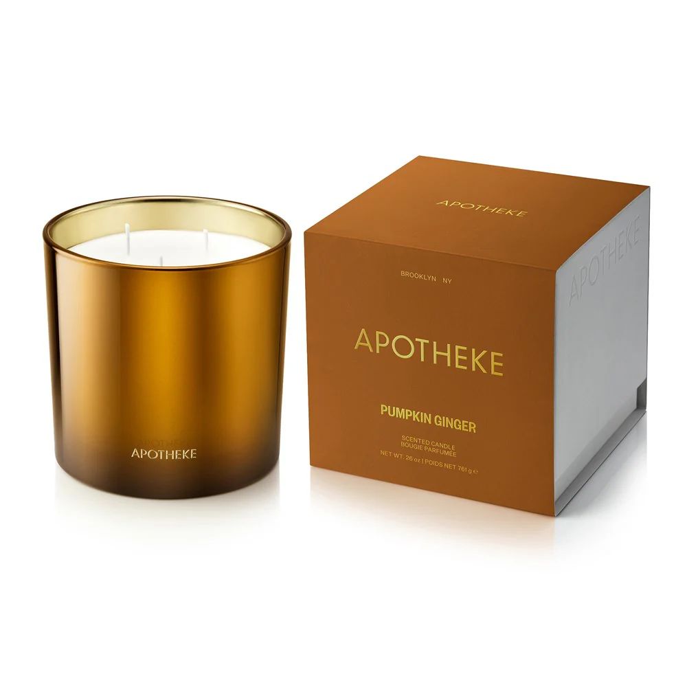 Pumpkin Ginger 3-Wick Candle | Apotheke Co