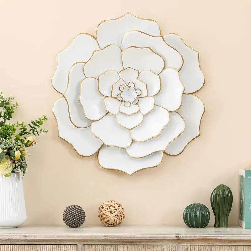 Flower Metal Wall Décor | Wayfair North America